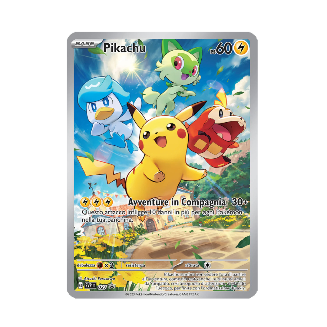 Pikachu - Evoluzioni a Paldea Promo SVP 027 (IT)