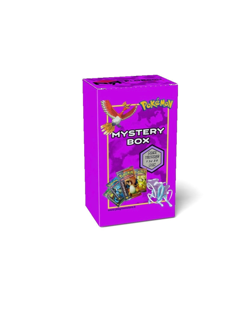 Mystery Box - 6 Pack Pokémon (Pack Vintage 1 su 20 Box)